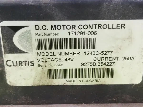 Controlador de bomba Curtis OEM 1243C-5277 Usado image 7