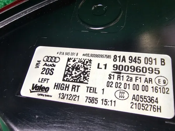 AUDI Q2 Lámpara LED Trasera Izquierda 81A945091B image 7
