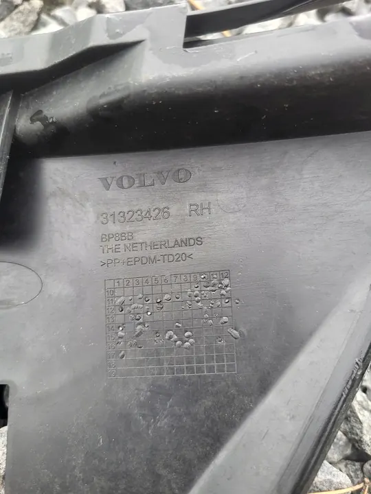 VOLVO S60 V60 II Scivolo Paraurti Destro 31323426 image 3