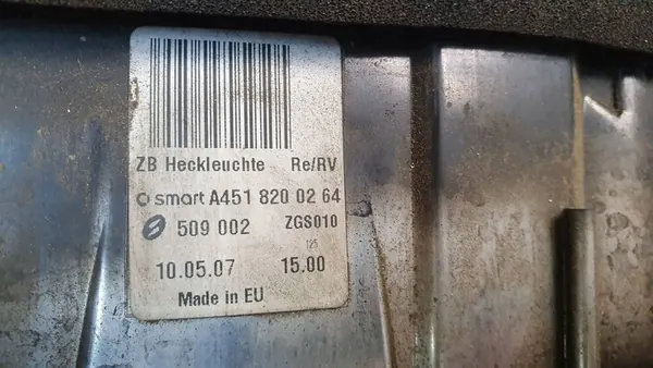 Smart OE A4518200264 Achterlicht image 6