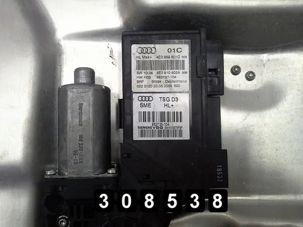Régulateur de vitre Audi A8 OEM AM-308538 Occasion image 3