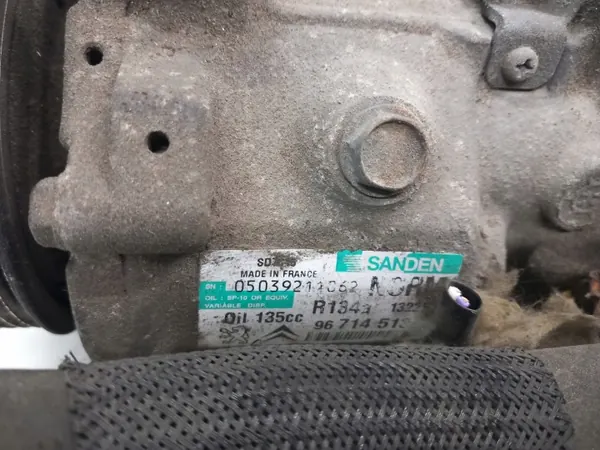 Compresor AC Citroen C5 Sanden 96 714 513 image 3