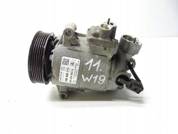 Compresor AC usado OEM 5N0820803A para VW 2.0 TDI image 2