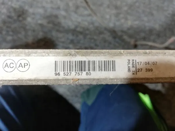 Citroen OE 9652775780 Ilmastointikondensaattori image 2