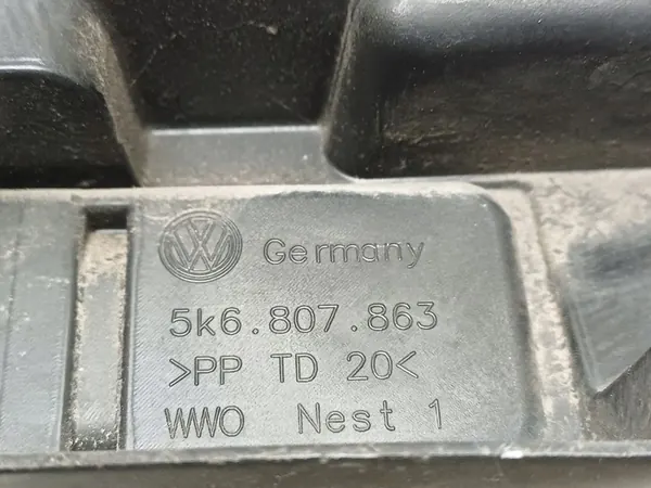 VW GOLF 6 VI 08- Suporte de Para-choque Traseiro 5K6807863 image 6