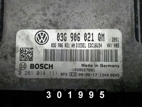 Skoda Superb ECU OEM AM-301995 2008 image 2