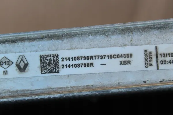 CHŁODNICE WODA+KLIMATYZACJA 214100078R/921006954R RENAULT OE 1.3TCE image 3