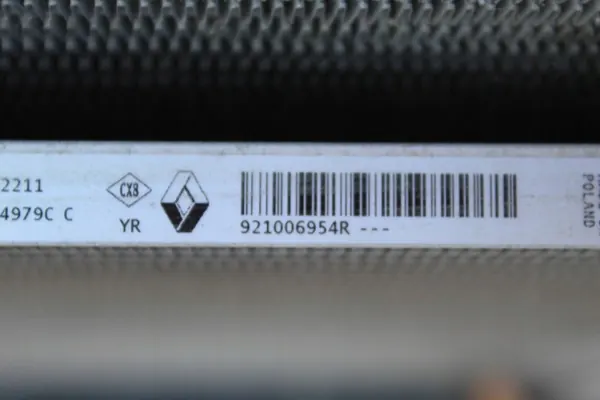CHŁODNICE WODA+KLIMATYZACJA 214100078R/921006954R RENAULT OE 1.3TCE image 4