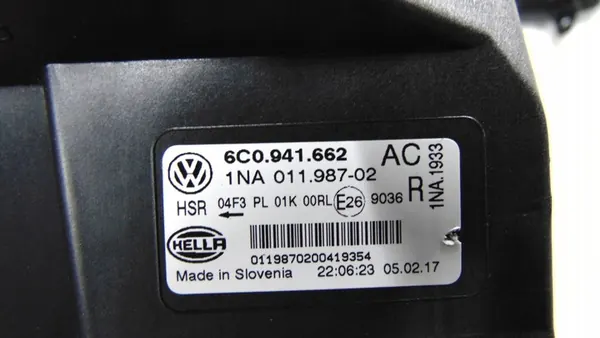 Farol de neblina esquerdo Volkswagen Polo V 6R 6C0941661D image 7
