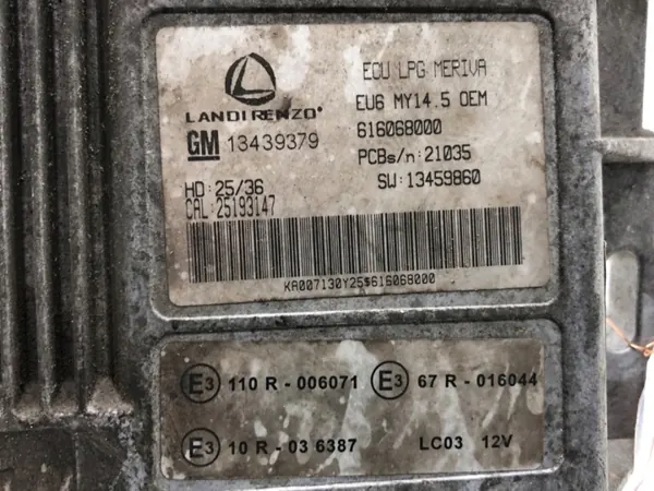 Ordinateur GPL OEM 13439379, Contrôleur Carburant image 5