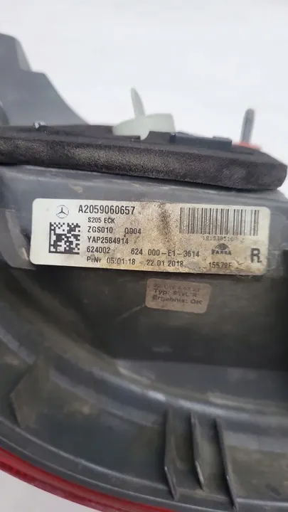 RECHTER ACHTERLAMP MERCEDES C KLASSE W205 COMBI A2059060657 image 5