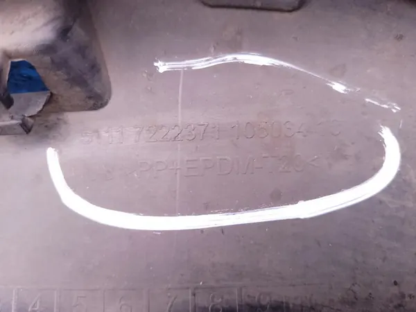 BMW X5 E70 Spoiler paraurti anteriore OEM 51117222371 image 10