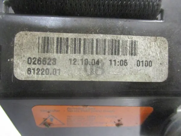 Turvavyö vasen etu OEM COE999 Mercedes SLK R171 image 8