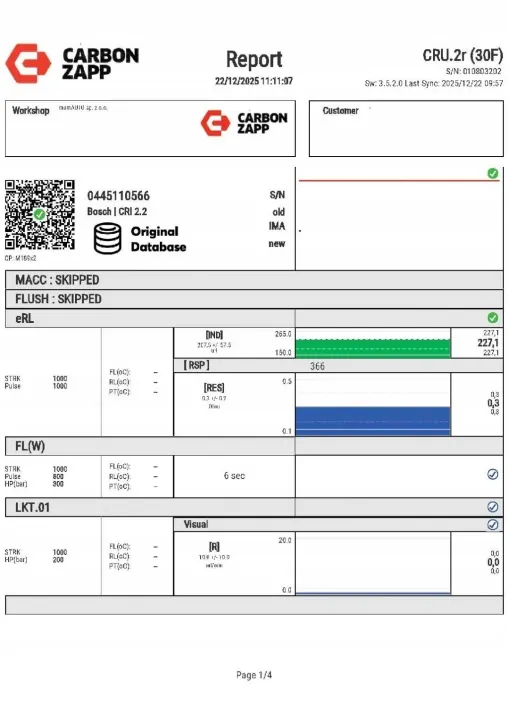 Injecteur OEM 0445110566 pour Citroen C-Elysee 1.6 HDI image 3