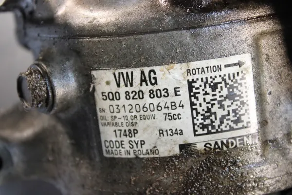 Ilmastointikompressori Volkswagen Passat B6 2.0TDI OEM 17201-27040 image 7