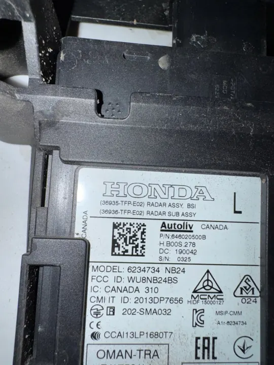 Honda OE 36935-TFP-E02 achterradarsensor links image 3