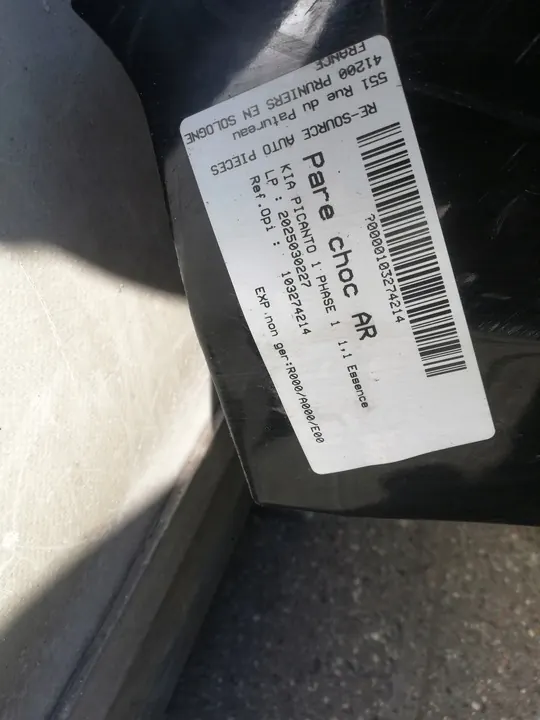 Kia Picanto I 04- Parachoques trasero OEM image 6