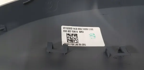 SKODA FABIA III Oikea Peilin Kuori 6V0857538A image 4