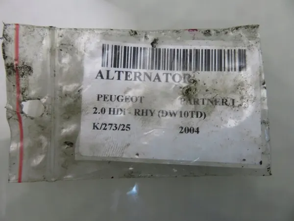 Vaihtovirtageneraattori Peugeot Partner I 2.0 HDi - RHY image 5