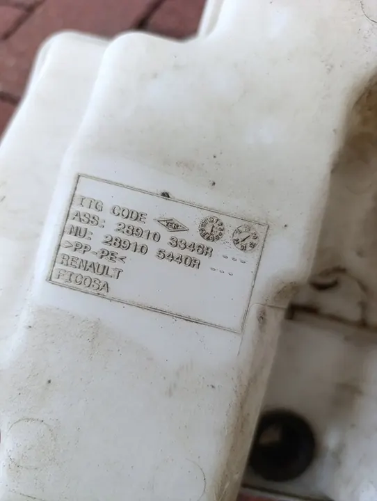 Tuulilasinpesunesteen säiliö Renault Clio IV 289103346R image 5