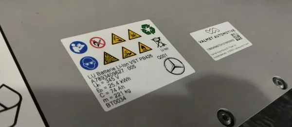 Batterie OEM A7893430308 74Ah pour Mercedes E300de W214 image 5