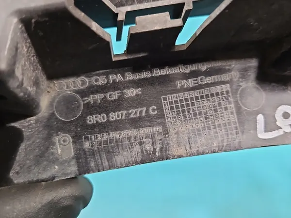 Deslizamento de para-choque dianteiro esquerdo Audi Q5 08- 8R0807277C image 5