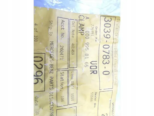 Mercedes-Benz Remslang OEM A0009958165 - Gebruikt image 10