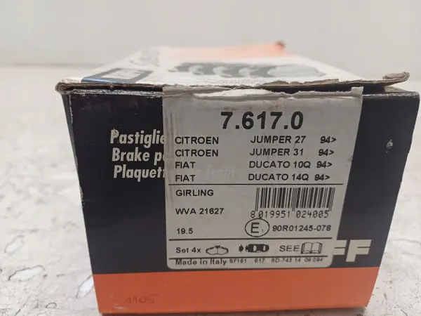 OEM WVA21627 Bremsbeläge vorne für Citroen Jumper image 6