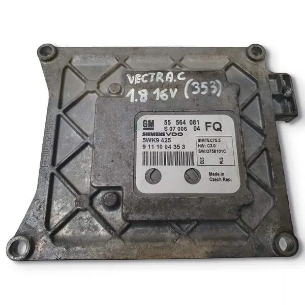 Unidad de Control Motor ACR 55564081 para Opel Zafira B 1.8 image 6
