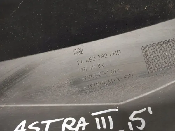 Opel Astra H 3 III 04- tuulilasin tiiviste OEM 24463382 image 4