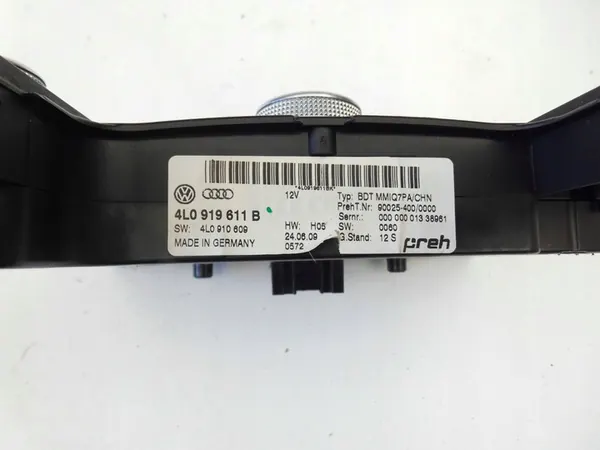 MMI Navigationsradio Steuerpanel Audi Q7 4L OEM image 6