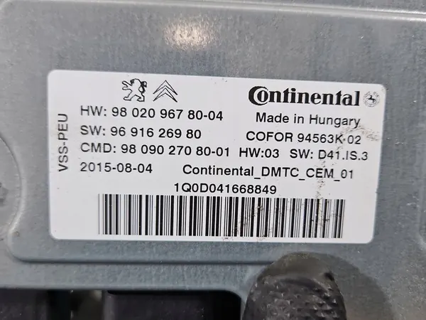 MÓDULO DE CONTROLE START STOP PEUGEOT 508 I 9691626980 image 6