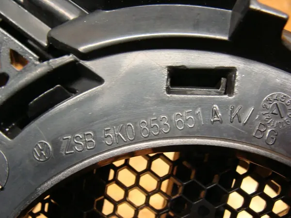 Grill VW GOLF VI GTD Front 5K0853651AK image 10