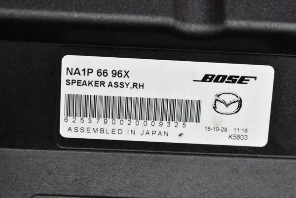 Altavoz Subwoofer Bose OEM NA1P6696X Mazda MX-5 image 4