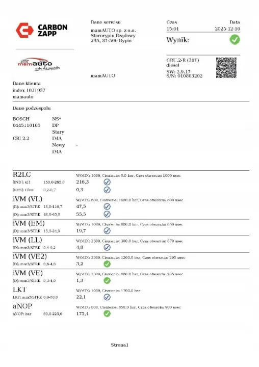 Injecteur OEM 0445110165 pour Opel Vectra C 1.9 CDTI image 3