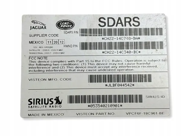Versterker Land Rover Range Rover L405 OEM VPCF6F18C961BE image 5