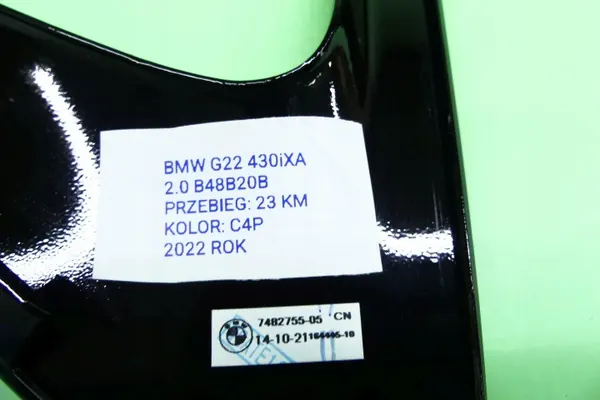 BMW OE 7482755 Moldura Carrocería Trasera Izquierda 4 G22 image 5