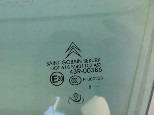 OEM 371699 Framdörr ruta vänster Citroen C5 III image 3