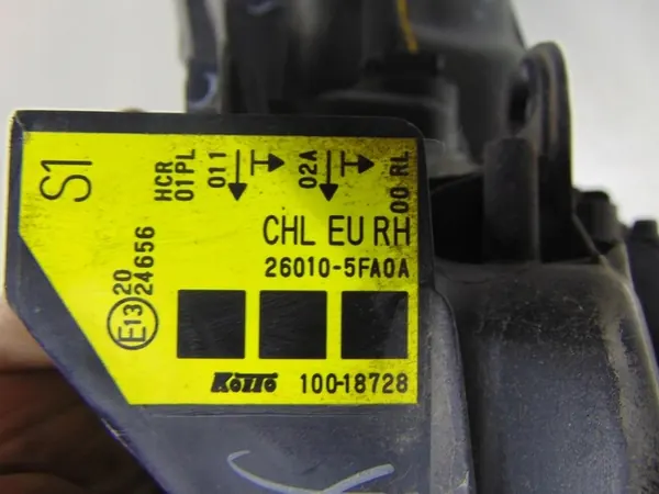 Oikea Ajovalaisin Nissan Micra 5 K14 2016- OEM 26010-5FA0A image 7