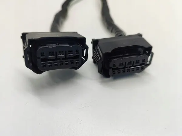 BMW 5 E60 E61 2007 Faisceau de câbles de phare avant OEM 1452335 image 2