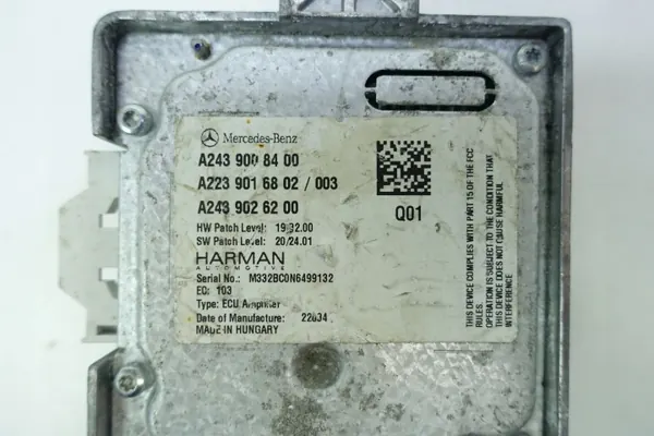 Begagnad Harman-förstärkare OEM A2439008400 för Mercedes image 5