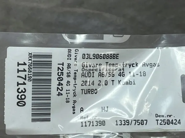 Avgastemperatursensor VAG 03L906088BE image 3