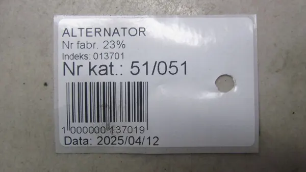 Vaihtovirtageneraattori Ford Kuga 2.0 OE AV6N-10300-MD image 6