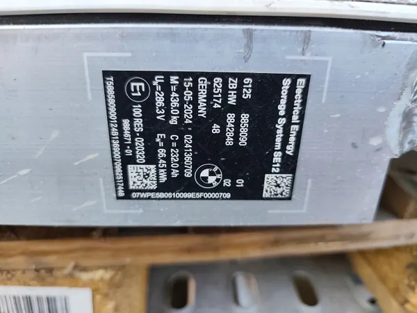 Batterie BMW U11 X1 ix1 232Ah 66.45kWh OEM image 3