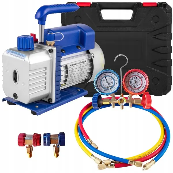 Bomba de Vacío 4CFM 1720RPM 5Pa con Manómetro 1/4HP OEM 4HPZKB1F001V2 image 2