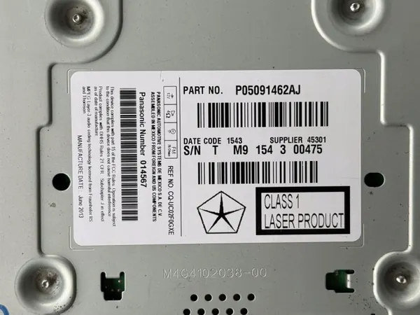 Fiat OE Radio-Navigationsleser P05091462AJ image 3