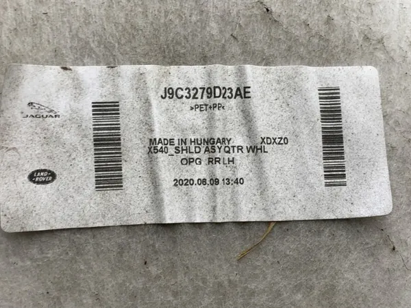 Jaguar E-Pace Linker Achter Wielkast OEM J9C3279D23AE image 4