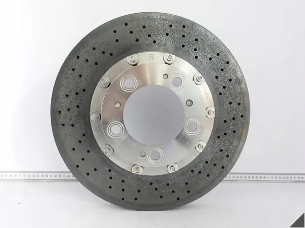 Porsche keramisk bromsskiva höger fram 350x34mm OEM 99635103204 image 2