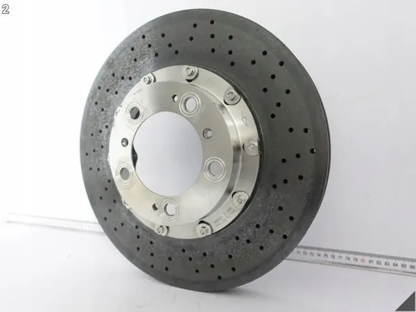 Porsche keramisk bromsskiva höger fram 350x34mm OEM 99635103204 image 3