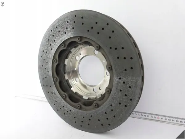 Porsche keramisk bromsskiva höger fram 350x34mm OEM 99635103204 image 7